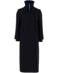 Prada - Turtle Neck Trench Coat - Lyst