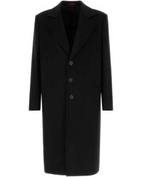 Gucci - Wool Blend Coat Viscose - Lyst