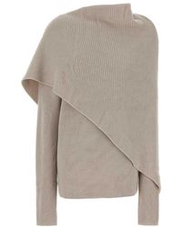 Entire studios - Wrap Sweater Soy - Lyst
