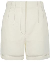 Philosophy Di Lorenzo Serafini - Ivory Polyester Blend Pant - Lyst
