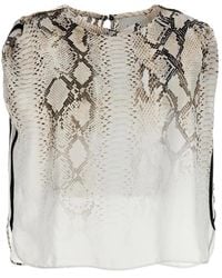 Nude - 'Snake' Bloshirt - Lyst