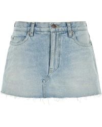 Balenciaga - Denim Pant-Skirt - Lyst
