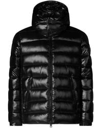 Save The Duck - Florian Down Jacket With Lacquered Finish And Removable Hood - Lyst