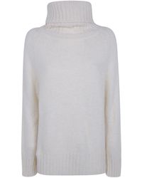 Base London - Turtle Neck Sweater - Lyst