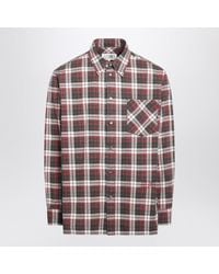 MM6 by Maison Margiela - Relaxed Checked Cotton Shirt - Lyst