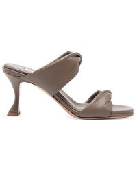 Aquazzura - "Twist" Nappa Sandal 75 - Lyst