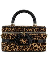 Roger Vivier - Belle Vivier Vanity Bag Leopard Print Pony Skin - Lyst