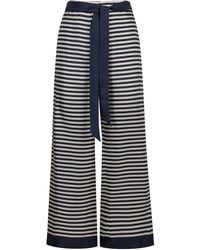Max Mara - S Max Mara Nine Silk Trousers - Lyst
