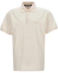 Palm Angels - 'Monogram' Polo Shirt - Lyst