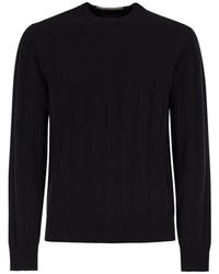 Peserico - Wool And Cashmere Ribbed Jumper - Lyst