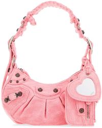 Balenciaga - Terry Fabric Le Cagole Xs Shoulder Bag - Lyst