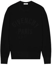 Givenchy - Cotton Round Neck Sweater - Lyst