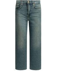 7 For All Mankind - Cotton Modal Elastomultiester Elastane Jeans - Lyst