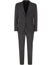 BOSS - Stretch Virgin Wool Blend Suit - Lyst