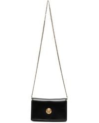 Versace - Emblème Leather Mini Bag - Lyst