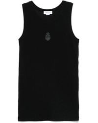 McQueen - Cotton Blend Top - Lyst