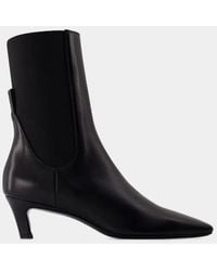 TOTEME - The Mid Heel Boots - Lyst