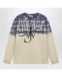 JW Anderson - Écru/ Logo Print Sweatshirt - Lyst
