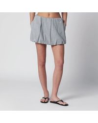 DUNST - Mélange Voluminous Mini Skirt - Lyst