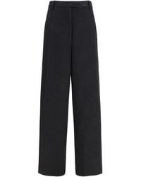 Dries Van Noten - Wide-Leg Trousers Viscose - Lyst