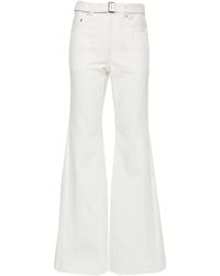 Sacai - Denim Flared Jeans - Lyst