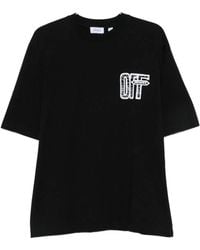 Off-White c/o Virgil Abloh - Motion Arrow Skate Cotton T-Shirt - Lyst