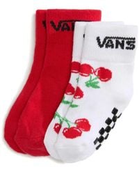 Vans - "Checkboard With Logo" Socks - Lyst