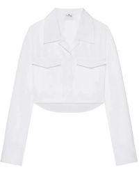 Courreges - Courregès Shirt 2-Pocket Poplin Crop - Lyst