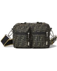 Fendi - Super Light Ff Zucca Fabric Camera Case - Lyst
