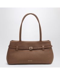 MANU Atelier - Le Cambon East West Mocha Mousse Suede Bag - Lyst
