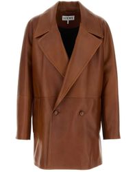 Loewe - Nappa Leather Jacket - Lyst