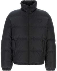 Prada - Mock Collar Jacket - Lyst