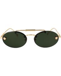 Versace - Metal Sunglasses - Lyst