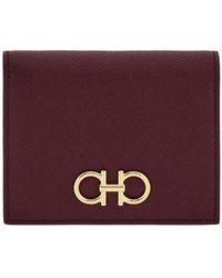 Ferragamo - Gancini Compact Wallet - Lyst