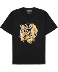 Versace Jeans Couture - T-Shirt Con Stampa - Lyst