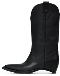 Maison Margiela - Leather Western Boots - Lyst