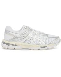 Asics - Gel-Cumulus 16 Mesh And Glossy Synthetic Leather Sneakers - Lyst