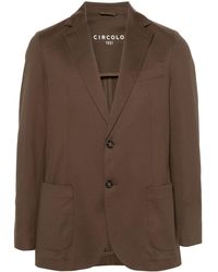 Circolo 1901 - Single-Breasted Pique Jacket - Lyst