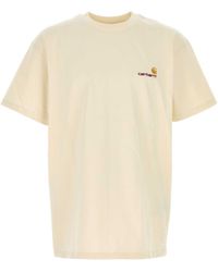 Carhartt - S/S American Script T-Shirt Organic Cotton Single - Lyst