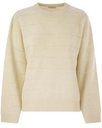 Brunello Cucinelli - Cashmere And Wool Crew-Neck Sweater - Lyst