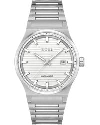 BOSS - Candor 41Mm Automatic Watch - Lyst