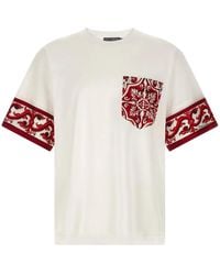 Dolce & Gabbana - Dolce & Gabbana 'Maiolica' T-Shirt - Lyst