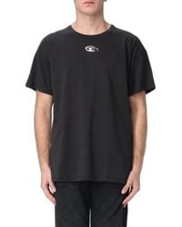 DIESEL - Norm Cotton T-Shirt With Oval D - Lyst