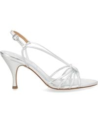 Aeyde - Laminated Nappa Leather Cross Breed Lamb Leather Heels - Lyst