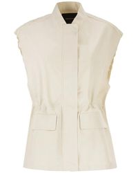 Fabiana Filippi - Dual-Material Waistcoat - Lyst