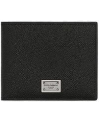 Dolce & Gabbana - Dolce & Gabbana Leather Flap-Over Wallet - Lyst
