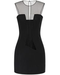 Nensi Dojaka - Tulle Insert Dress - Lyst
