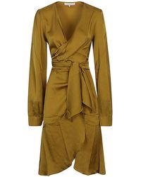 Silk95five - Ananda Silk Short Dress - Lyst