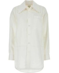 Bottega Veneta - Linen Shirt - Lyst
