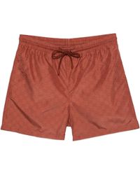 Gucci - Swimsuit With Monogram Print - Lyst